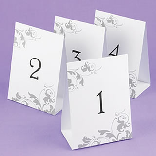 Wedding Table numbers